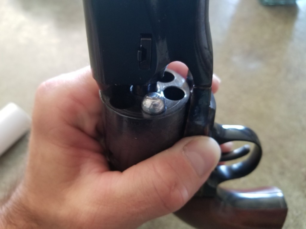 round ball won't load in cap and ball revolver